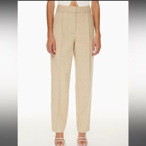 Aritzia Wilfred Ibiza Pant in Heather Oat Beige